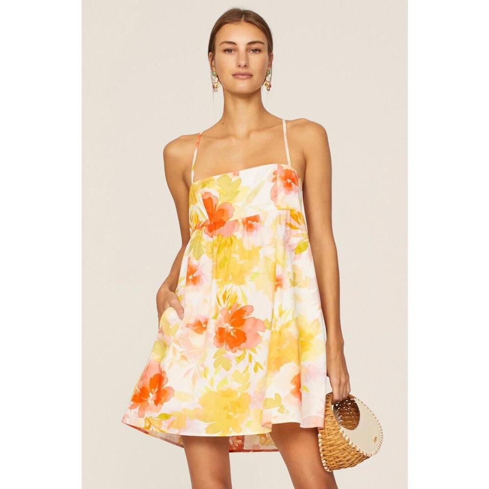 KIVARI Genevieve Dress Size 2 Orange